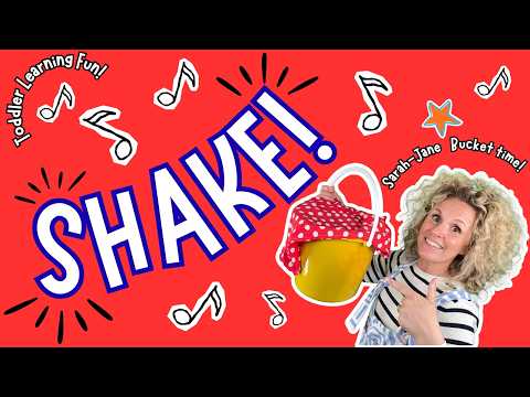 Scarf dance SHAKE! Toddler, kids, preschool Learning Song! with Sarah-Jane Bucket Time🌟