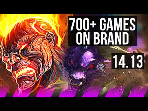 BRAND & Vayne vs ALISTAR & Kai'Sa (SUP) | 3/2/12, 700+ games | EUNE Master | 14.13