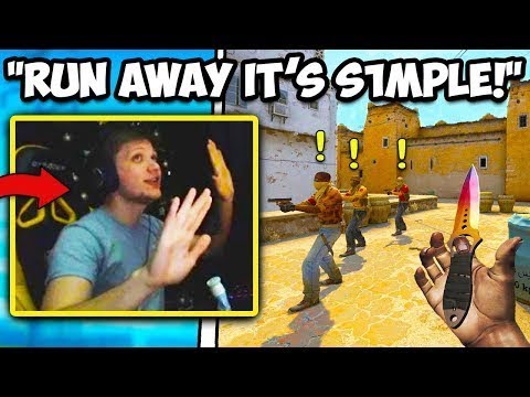 Pros are SCARED of S1mple! He can see through walls? CS:GO Twitch Clips