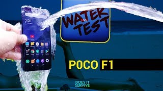 🧜Pocophone F1 WATER TEST - With No Waterproofing🤔, did POCO Survive?