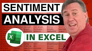 Excel Sentiment Analysis: Sentiment Analysis - Episode 2062