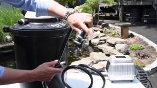 HOW TO: Install & Operate - Pondmaster Clearguard Backwash Air Kit with Clearguard Pond Filter