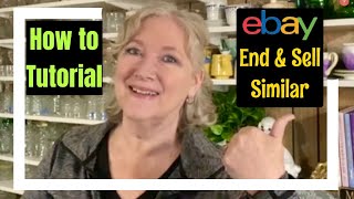 ebay How to END & SELL SIMILAR Refresh Your Listings | Step by Step Tutorial  | ebay ReSeller