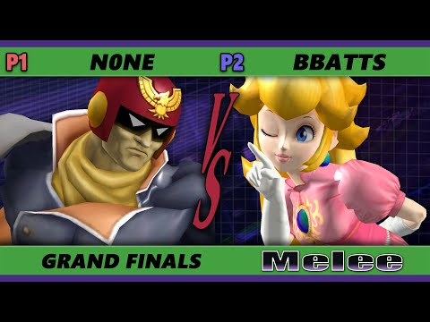S@X 401 Online GRAND FINALS - n0ne (Captain Falcon) Vs. Bbatts [L] (Peach) Smash Melee - SSBM