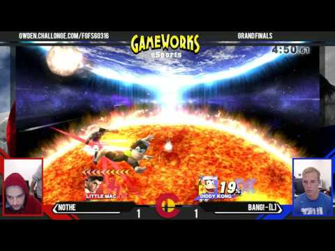 FGF - Nothe (Little Mac) Vs. Bang! (Diddy Kong) - Grand Finals