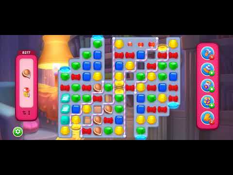 Homescapes ASMR let's play ▶️ 8277 extra hard level Lose all money 🤑💰