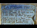 "A Poison Tree" William Blake (British accent ...