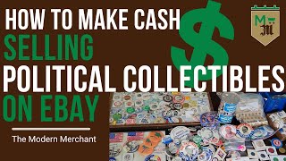 How to Sell Political Buttons, Pins and Collectibles on eBay