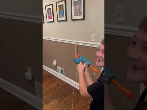 New way to pull out tooth! #tooth #loosetooth #nerfgun #nerf