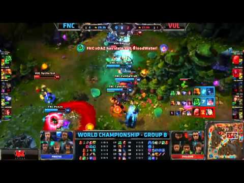 A well played teamfight by Fnatic vs Vulc