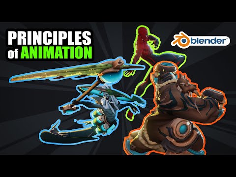 The principles of animation in Blender