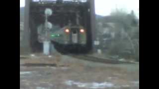 preview picture of video 'Amtrak Vermonter Departs Bellows Falls Vermont'