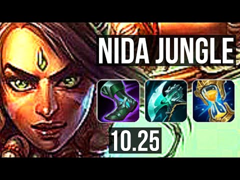 NIDALEE vs KHA'ZIX (JUNGLE) | 13/1/5, 400+ games, Godlike, 900K mastery | EUW Diamond | v10.25