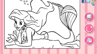 Ariel Coloring Pages For Kids - Ariel Coloring Pages Free