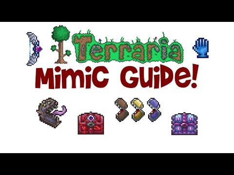 Terraria Mimic Guide! (Farm, Drops/Items, Statue, Keys & Fight)