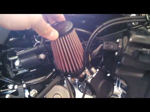 Honda Grom K&N R-1100 Air Filter Installation