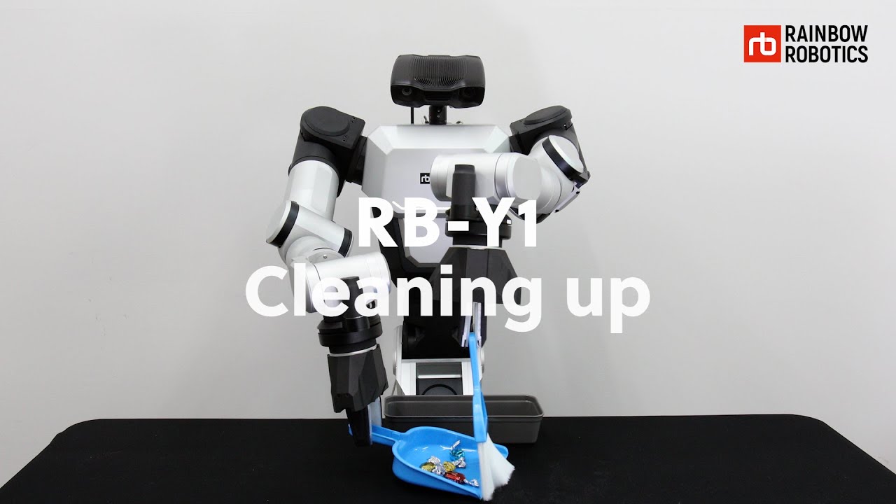 RB-Y1 Mobile Dual-Arm Robot: Cleaning Up