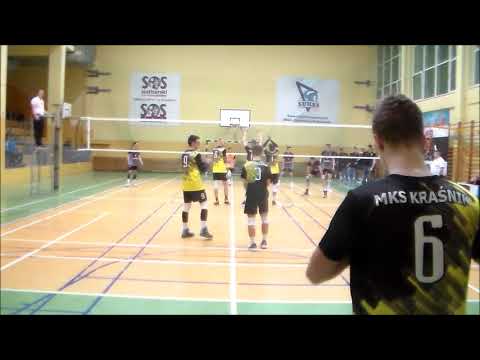 MKS KRAŚNIK VS TREFL GDAŃSK  1 4 MP KADETÓW  07 03 2019  SUWAŁKI  SET 1.