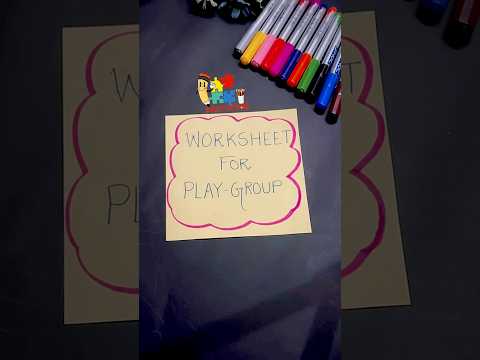 Worksheets For Playgroup Childdevelopment Activittiesforkids Creativeactivitiesforkids