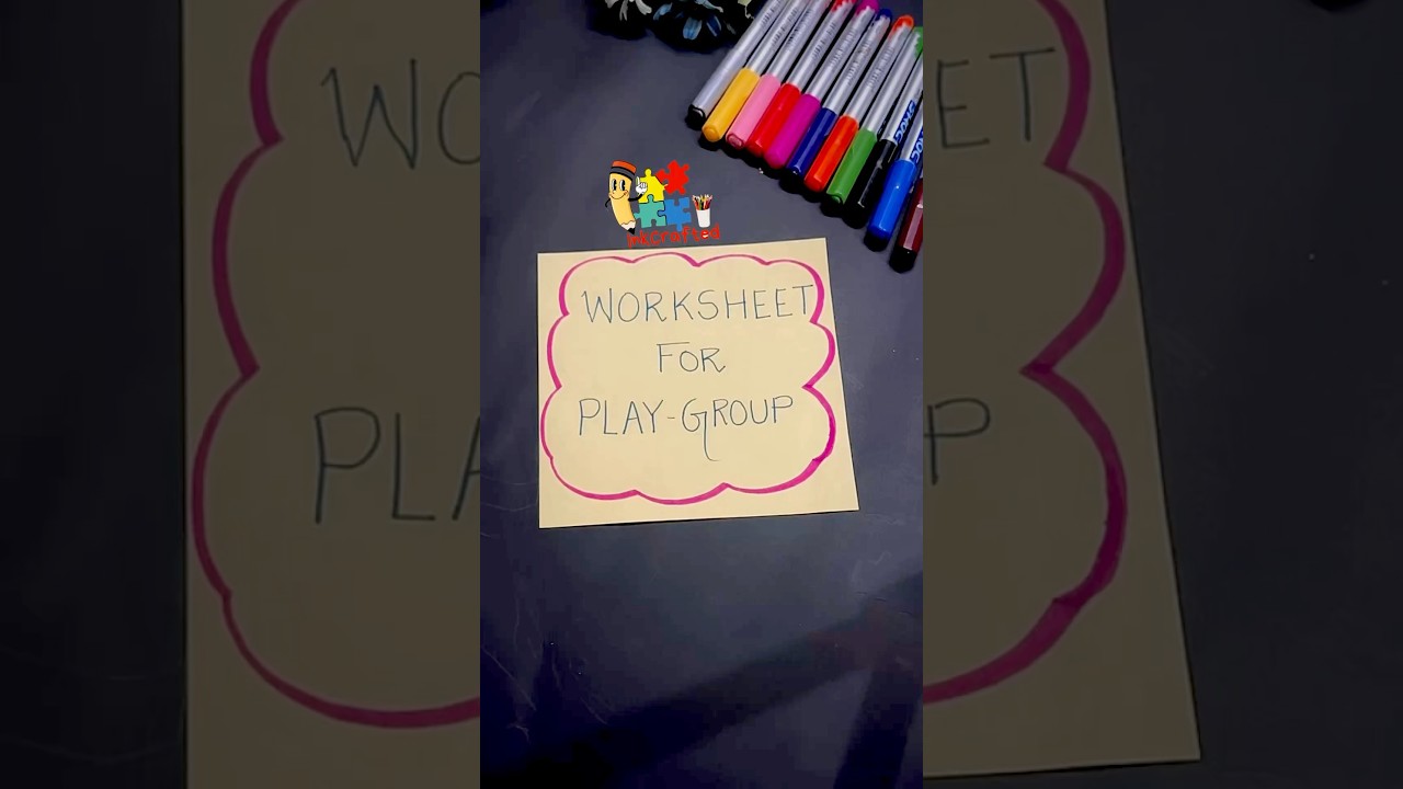 Worksheets for playgroup #childdevelopment #activittiesforkids #creativeactivitiesforkids