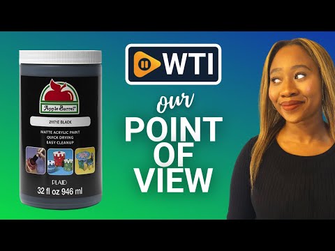 Apple Barrel Black Paint - WTI product video review
