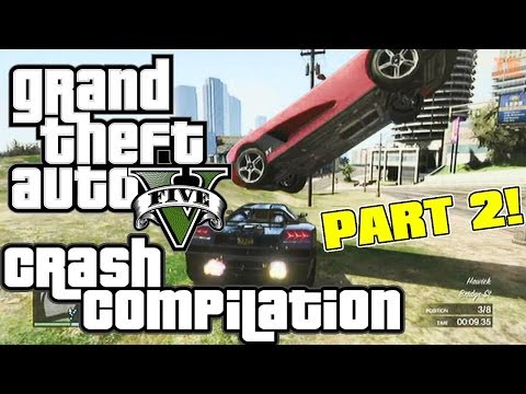 GTA 5 Online: Crashes/Wrecks Compilation PART 2