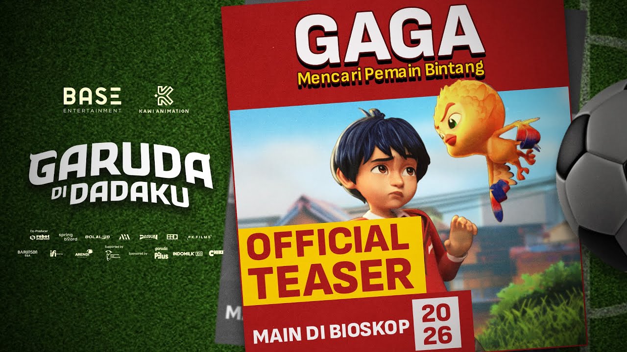 Miniature de la vidéo OFFICIAL TEASER GARUDA DI DADAKU - Main di Bioskop 2026 du film Garuda: Dare to Dream