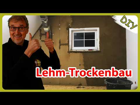 Lehmtrockenbau für Anfänger: So einfach geht's! #lehmbauplatte