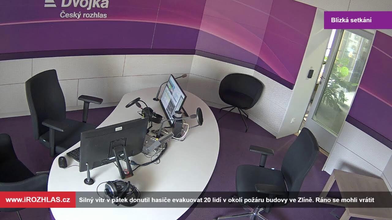 Live webcam view of Estudio de Radio Dvojka