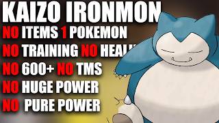 KAIZO IRONMON TYPA NIGHT | Becoming The Hokage of Pokemon