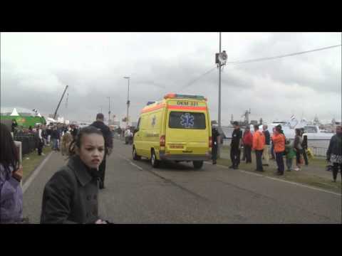 PRIMEUR!!! Prio 1 Politie Motor  A1  AMBU DKM331  Marine haven Den Helder