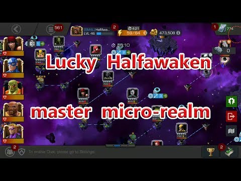 master micro realm event quest (2nd account) marvel contest of champion