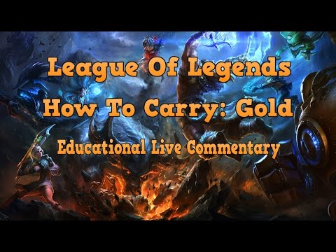 HOW TO 1V9 SOLO CARRY - How To Carry: Gold- Akali Live Commentary (35 Kills)