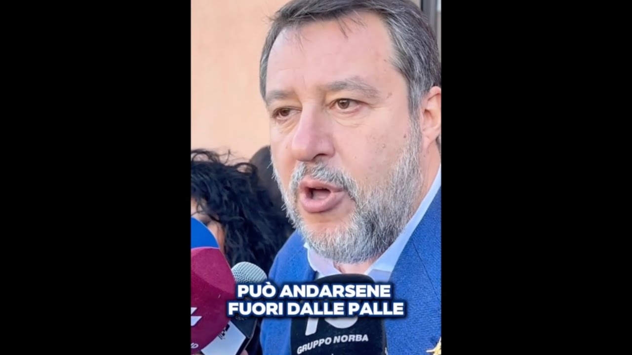 SALVINI: "LO RIPETO: CHI VIENE QUA NON PER INTEGRARSI, MA PER IMPORSI, PUÒ TORNARE AL SUO PAESE"
