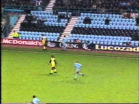 Coventry City 3 Tottenham 2  League Cup 1995-96