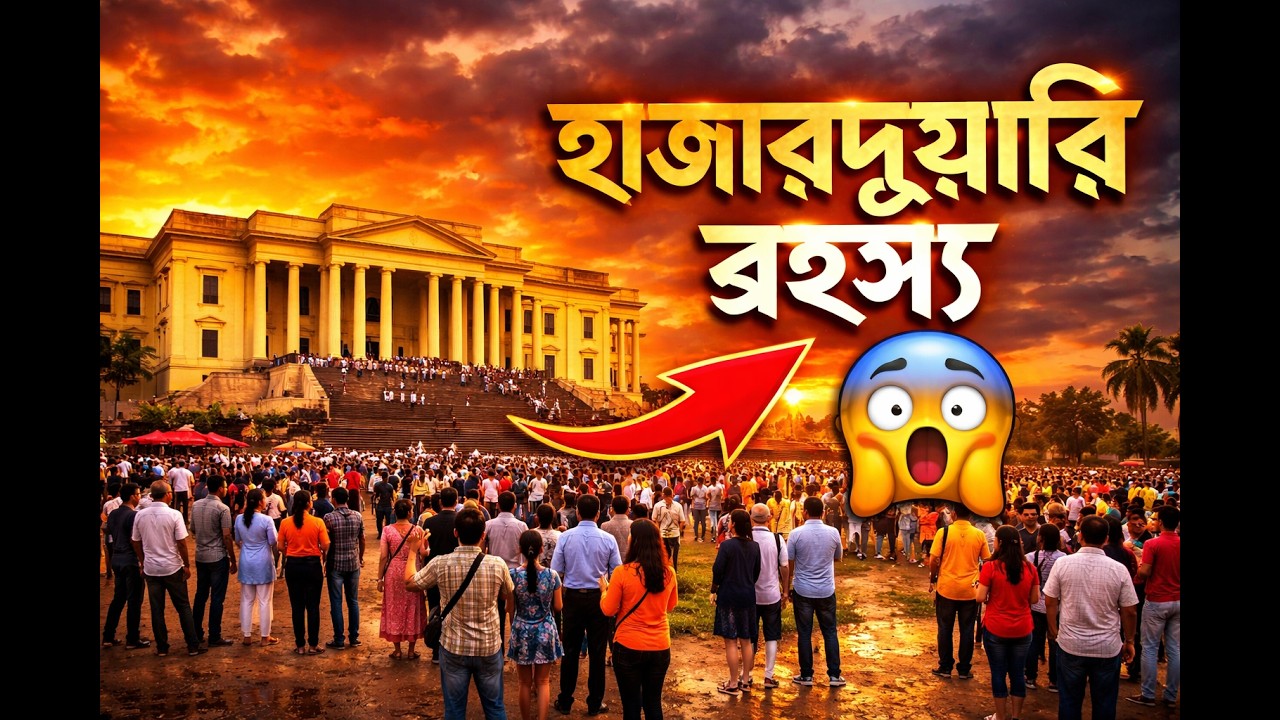 হাজারদুয়ারি ঘুরতে এসেছি আমরা