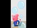 Peppa Pig Blow Bubble Can The Pink Rabbit Pop The Bubble 1 Nurseryrhymes Kidsshorts Shorts