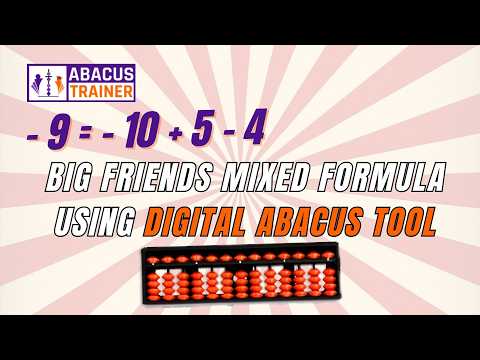 Advanced -9 Formula in Abacus | Quick Subtraction Tricks Using Digital Tool