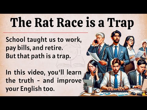 The Rat Race Explained - And How to  Escape It Forever | Graded Reader | English Listening Practice
