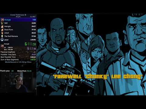 GTAIII Any% in 1:03:44 (14th June, 2019)