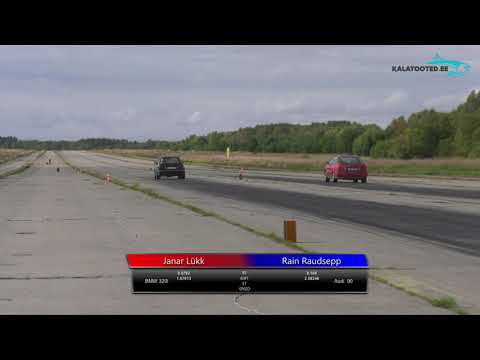 Janar Lükk - BMW 320i vs Rain Raudsepp - Audi 90. Dragrace@EDRAfinals2019