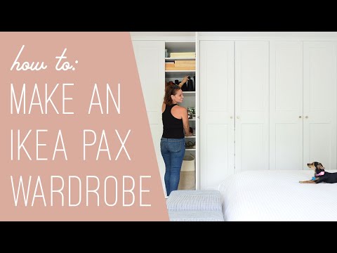Making An Ikea Pax Wardrobe Look Built-In (TIMELAPSE)