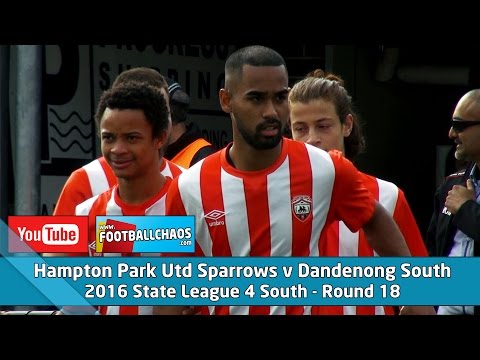 2016 State 4 Sth Rd 18 -  Hampton Park Utd Sparrows v Dandenong South