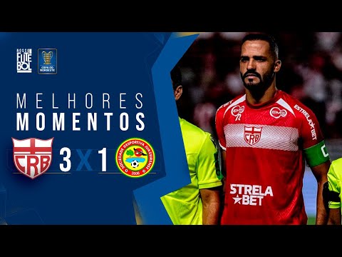 Gols e lances de CRB x Juazeirense