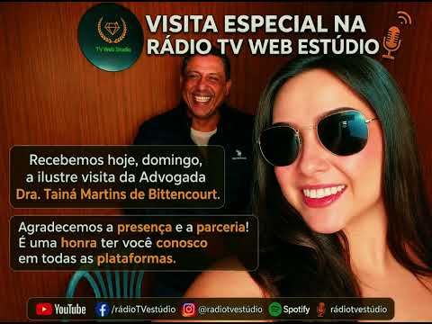 🎙️ VISITA ESPECIAL NA RÁDIO TV WEB ESTÚDIO!