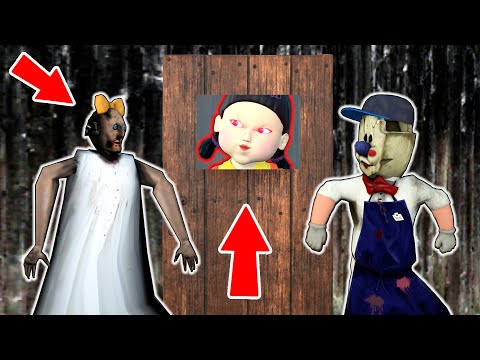 Granny and Ice Scream vs Squid Game - hide and seek - funny horror school animation (p.51)