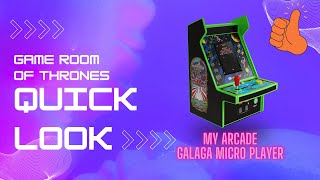Quick Look - My Arcade Galaga Micro Player Review #arcade #myarcade #galaga #galaxian #miniarcade
