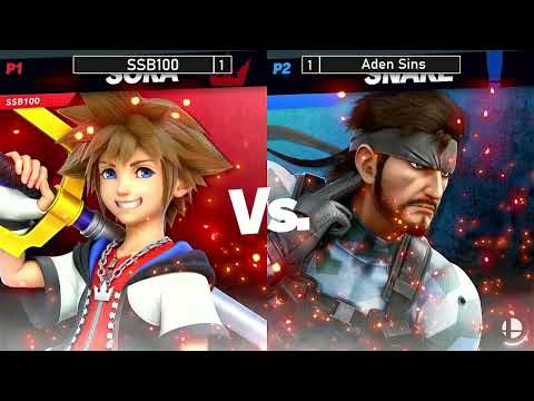 SSB100 (Sora/Dark Pit) vs EVA^ | Aden Sins (Snake) | The Snake @ Bar-K VIII