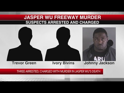 Jasper Wu freeway killing: Three suspects arrested and charged