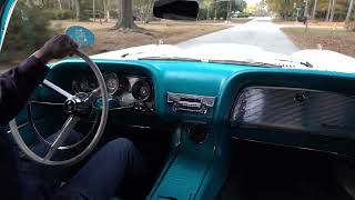 1958 Ford Thunderbird Convertible Driving Video